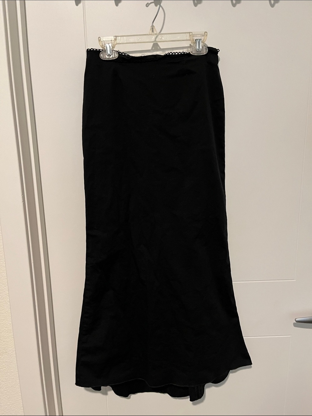 Vintage Bebe Black Long Vamp Skirt Witchy Emo Goth Whimsigoth  Romantic Vixen